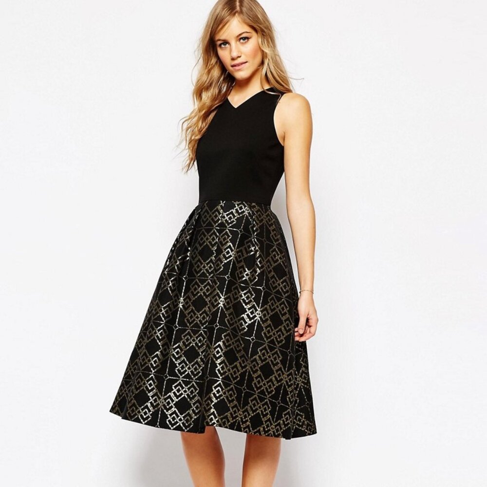 Ted Baker Flamie Jacquard Ballerina Dress